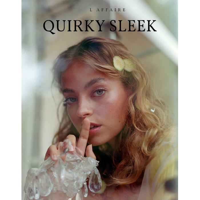 Editorial feature in L Affaire Magazine with hair styled by Jill Turnbull using her botanical haircare professional, ocean-safe formulas rooted in decades of experience.