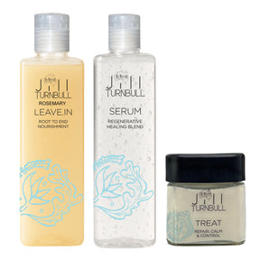 Renew Botanical  HairCare Collection is created for fine, limp, and thinning hair. Enhanced with advanced fibroblast technology to boost collagen and elastin production it strengthens strands, increases moisture and improves elasticity; this bundle helps you achieve ultimate hair rejuvenation for visibly fuller and thicker hair.