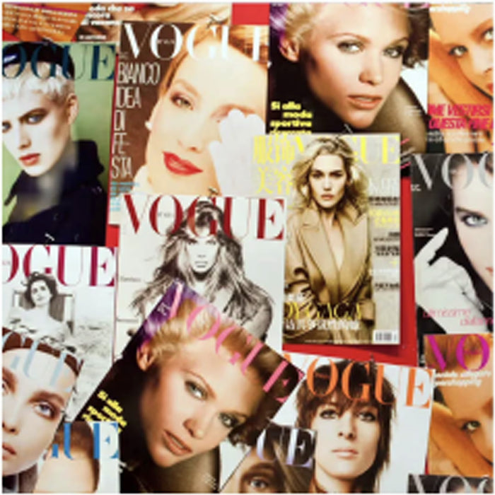magazine selection for editorials published with Jill Turnbull's hair work
