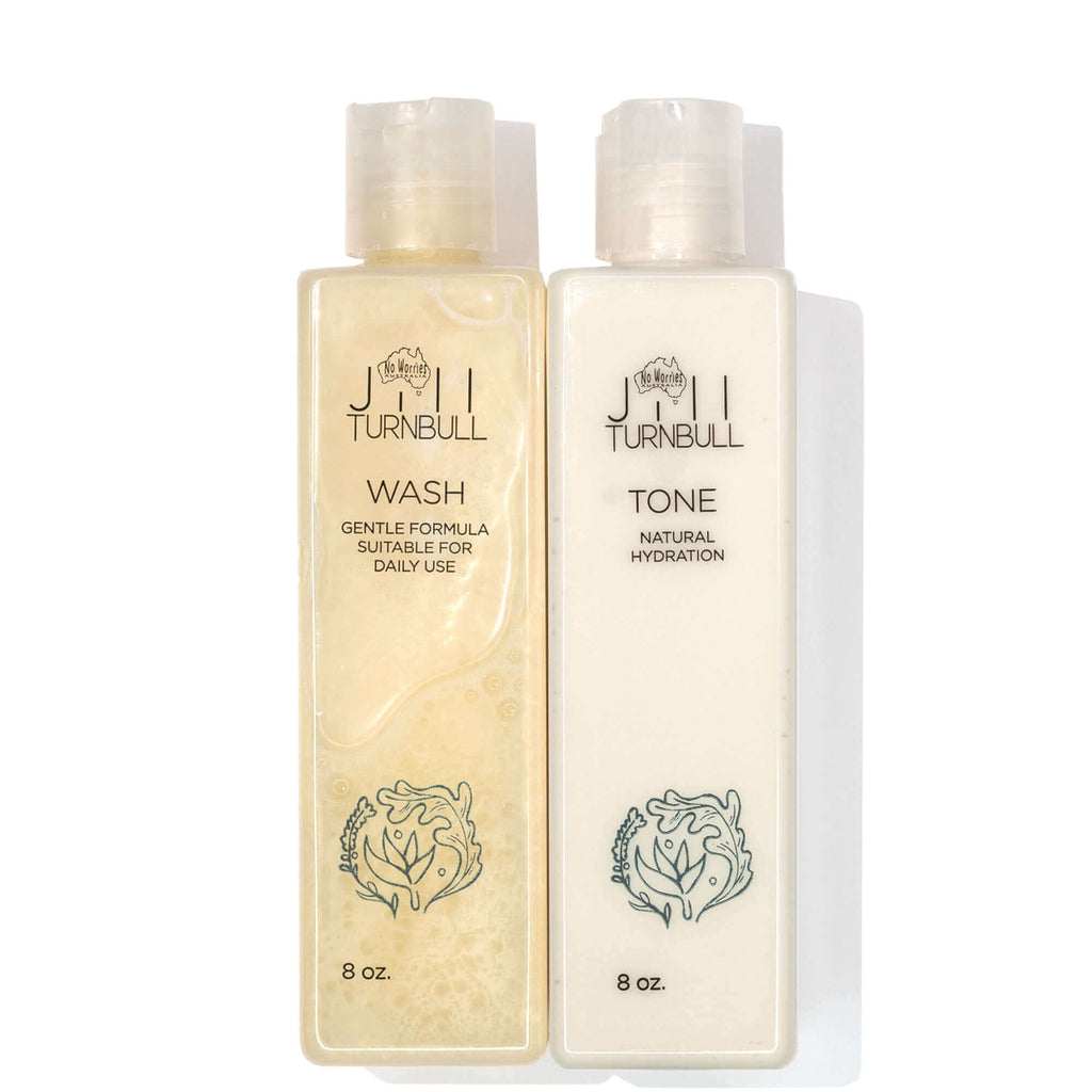 carefully curated daily fresh & clean botanical hair care collection shampoo & conditioner 