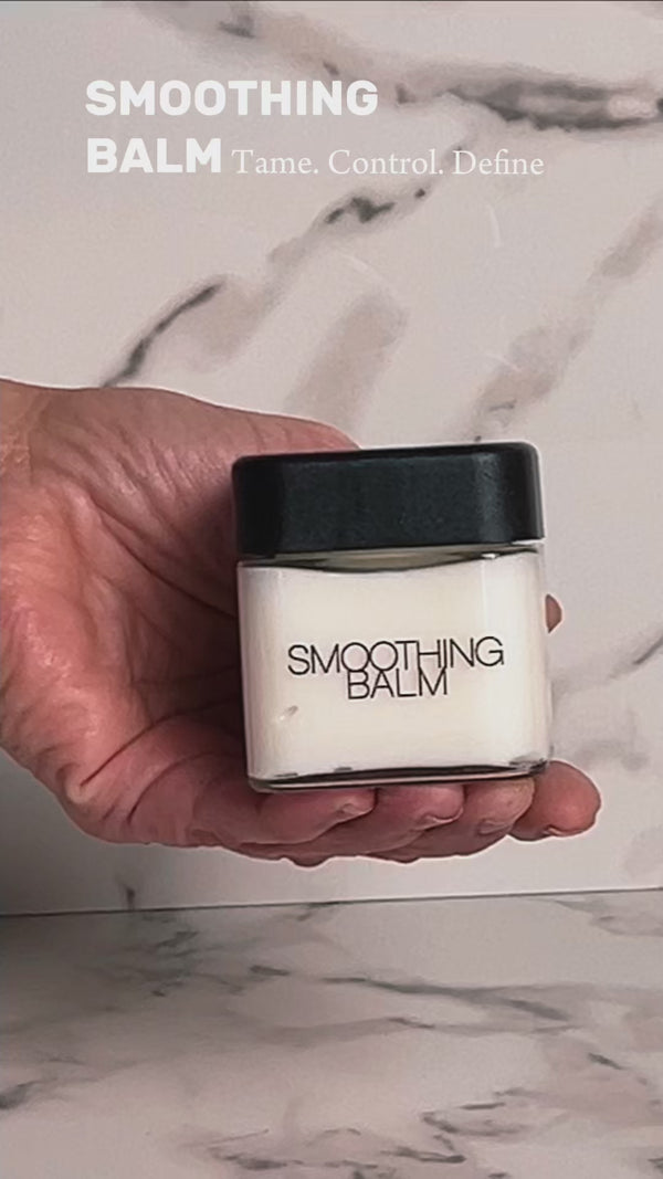 Tame. Control. Define.
SMOOTHING BALM is your hair’s low-maintenance, high-impact bestie.
When frizz and humidity try to take over, this lightweight leave-in balm steps in with plant-powered defense to keep hair sleek, smooth, and touchable, giving your hair the glow-up it deserves.
