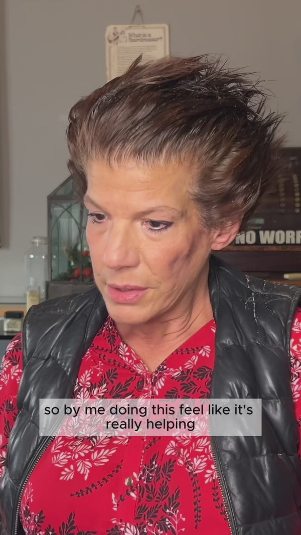 A repairing hair mask enriched with Shea Butter that restores hydration on the inside, locks in moisture on the outside, and strengthens the elasticity, to dry, damaged hair while preventing split ends and breakage. Your hair thrives on real restoration, not surface-level fixes. Botanical pre-wash TREAT reinforces your hair fibers, working in harmony with your hair’s natural biology for strength and long-lasting health.