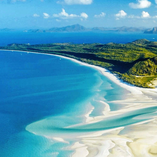 Whitehaven beach, Australia,  Great Barrier Reef World Heritage Area